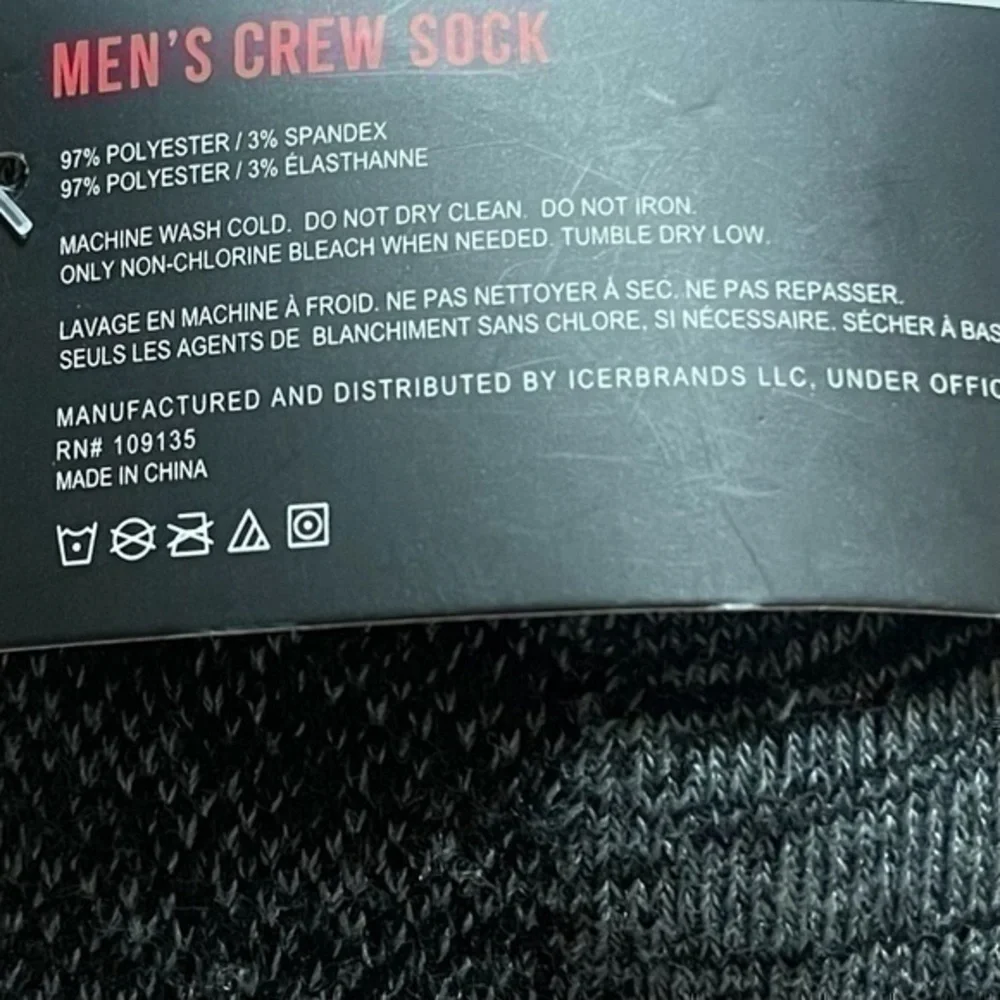 3 Pair LA Lakers Men’s Crew Socks - NWT